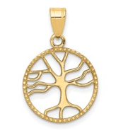 10k yellow gold tree of life c - Kelly Wade Jewelers Store