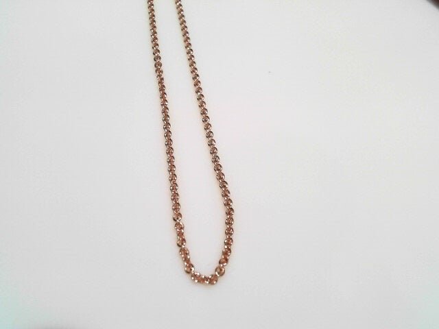 14k rose gold chain w/yellow g - Kelly Wade Jewelers Store