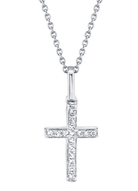 14k white gold diamond pendant - Kelly Wade Jewelers Store