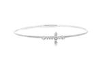 14k white gold flexible bracel - Kelly Wade Jewelers Store