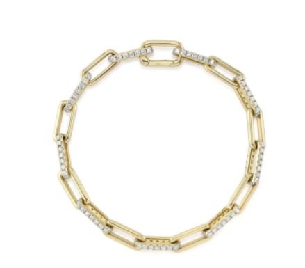 14k yellow gold alternating go - Kelly Wade Jewelers Store