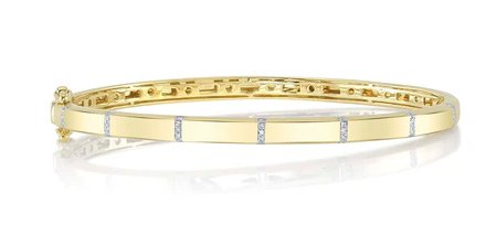 14k yellow gold bangle bracele - Kelly Wade Jewelers Store