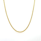 14k yellow gold beaded chain n - Kelly Wade Jewelers Store