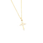 14k yellow gold cross with dia - Kelly Wade Jewelers Store