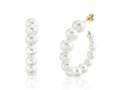 14k yellow gold cultured pearl - Kelly Wade Jewelers Store