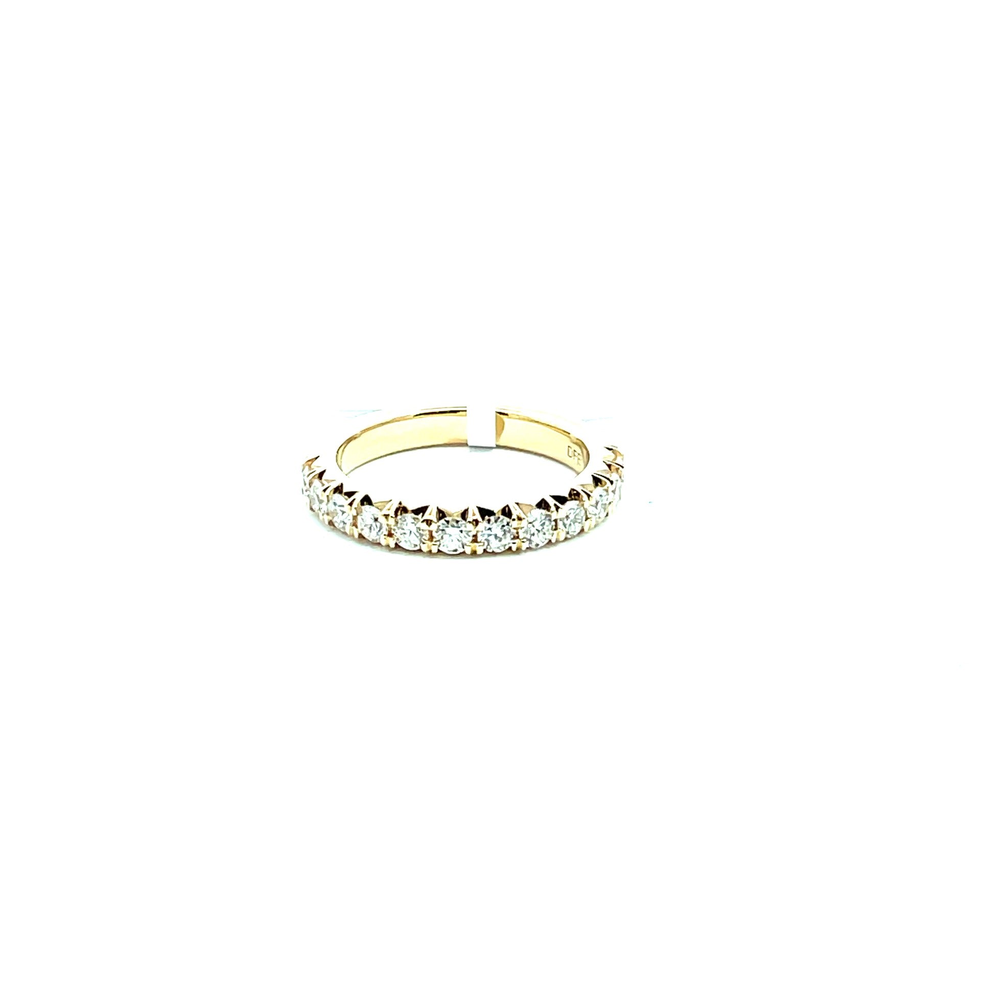 14k yellow gold half way aroun - Kelly Wade Jewelers Store