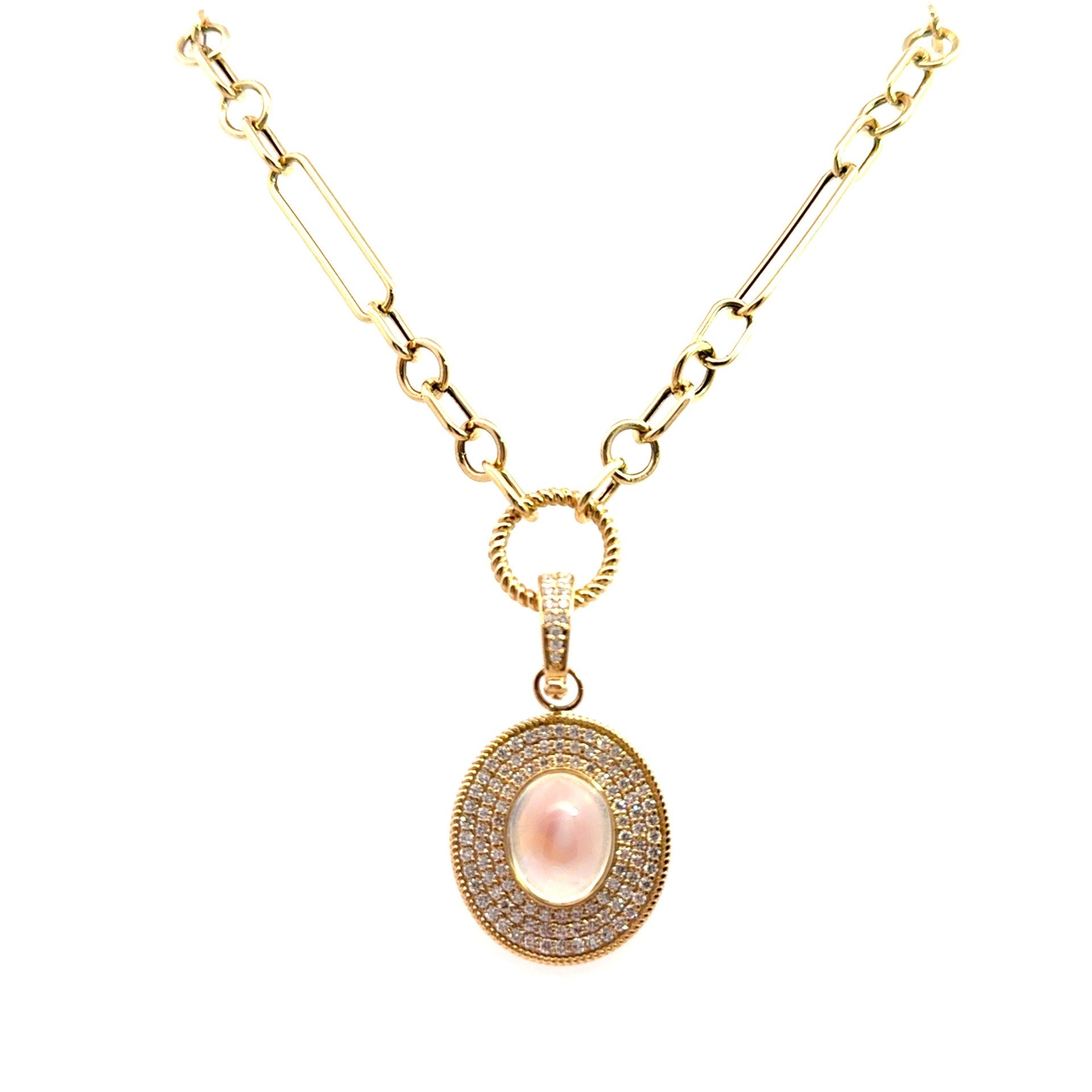 14k yellow gold link necklace - Kelly Wade Jewelers Store