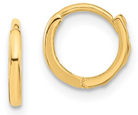 14k yellow gold small hoop earrings - Kelly Wade Jewelers Store