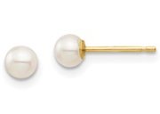 14k yellow gold small pearl ea - Kelly Wade Jewelers Store