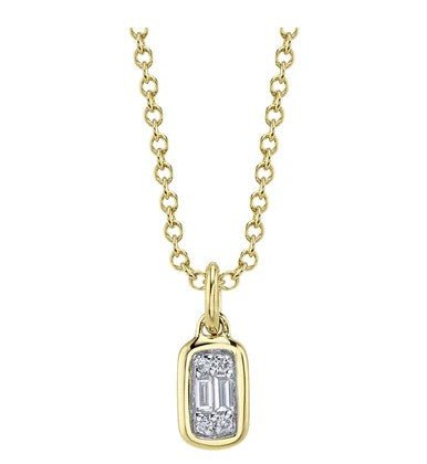 Baguette Diamond Necklace - Kelly Wade Jewelers Store