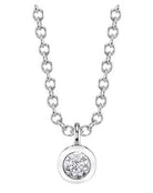 Bezel Set Diamond Necklace - Kelly Wade Jewelers Store