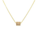 Chain Necklace With Diamond Rondel - Kelly Wade Jewelers Store