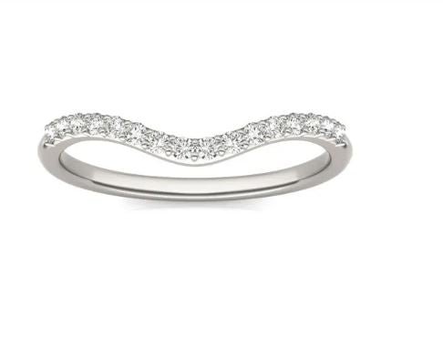 Curved Half Way Around Diamond Ring - Kelly Wade Jewelers Store