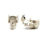 Deakin and Francis Silver Skull Cufflinks - Kelly Wade Jewelers Store