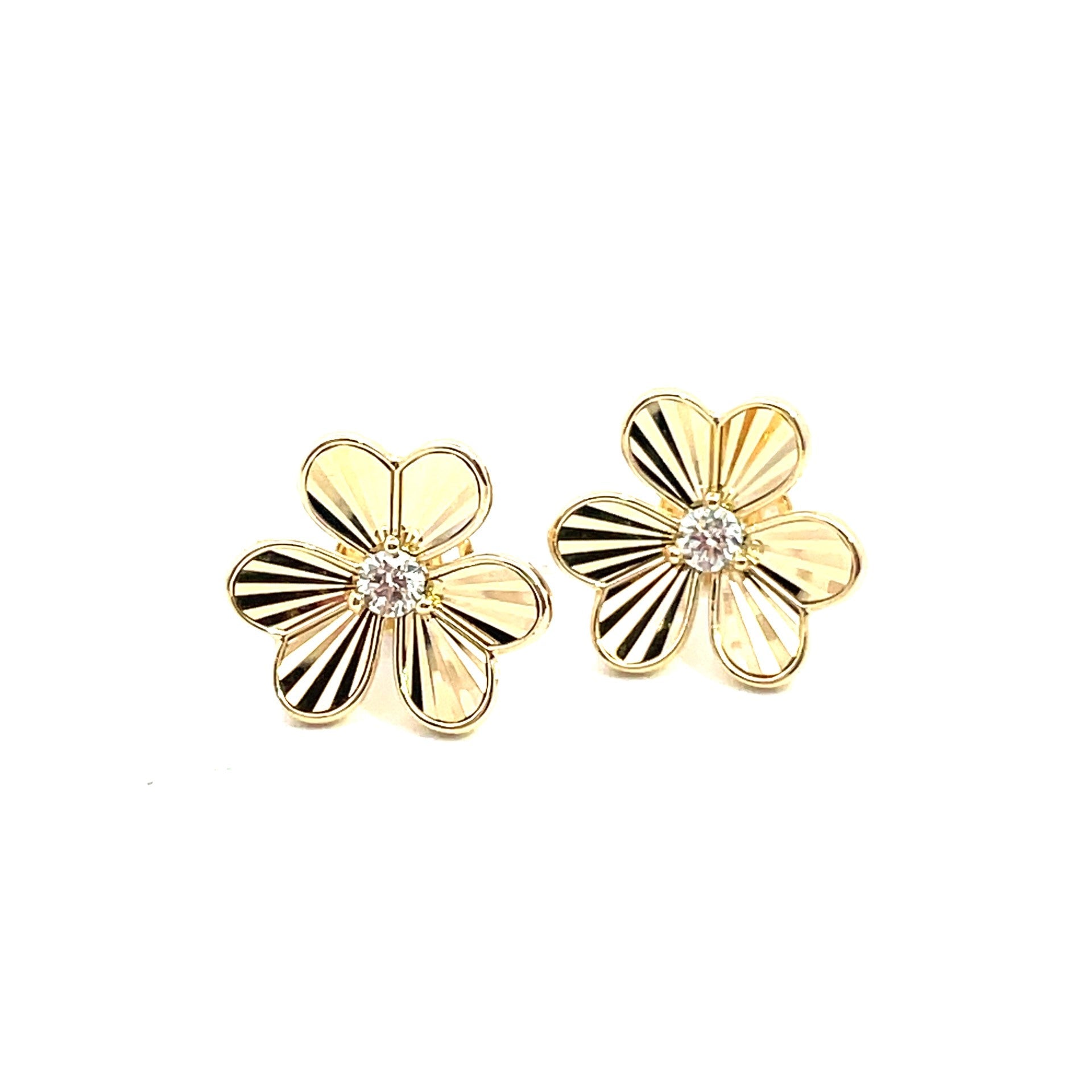 Diamond flower earrings - Kelly Wade Jewelers Store