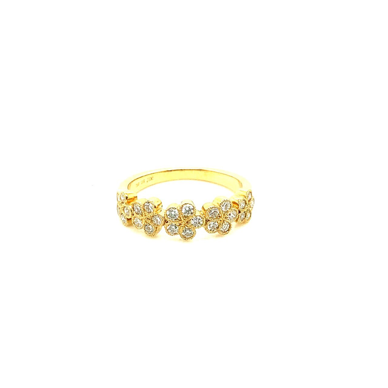 Diamond Flower Ring - Kelly Wade Jewelers Store