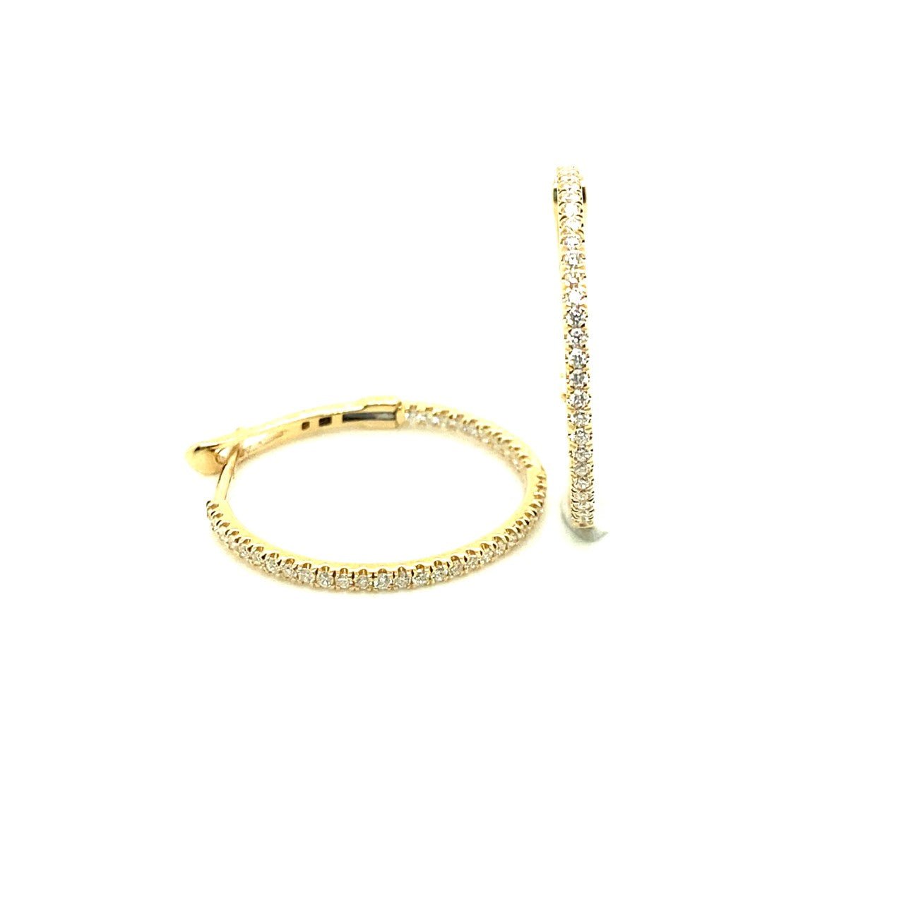 Diamond Hoop Earrings - Kelly Wade Jewelers Store