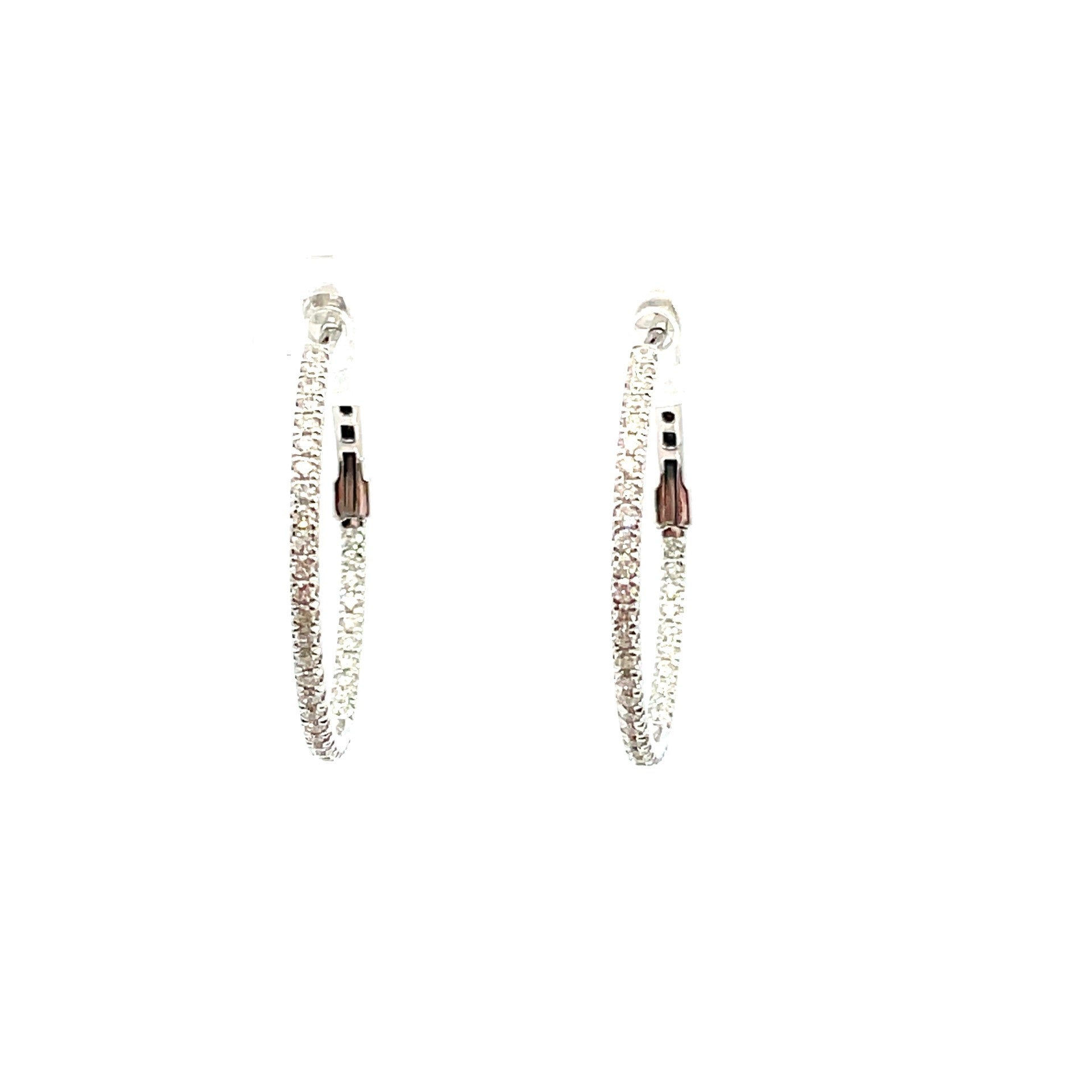 Diamond Hoop Earrings - Kelly Wade Jewelers Store