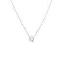 Diamond Pendant With Halo On Chain Necklace - Kelly Wade Jewelers Store