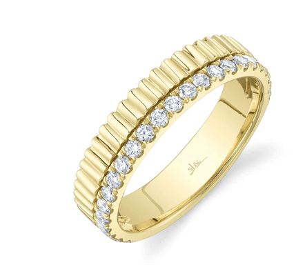 Diamond Strie Ring - Kelly Wade Jewelers Store