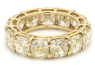 Fancy Yellow Diamond Eternity Ring - Kelly Wade Jewelers Store