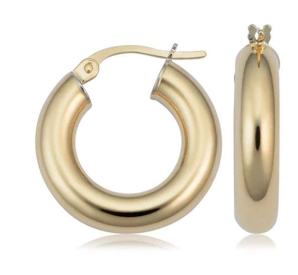 Gold Medium Hoop Earrings - Kelly Wade Jewelers Store