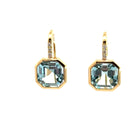 Goshwara Blue Topaz And Diamond Earrings - Kelly Wade Jewelers Store