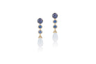 Goshwara Sapphire Moon Quartz And Diamond Drop Earrings - Kelly Wade Jewelers Store