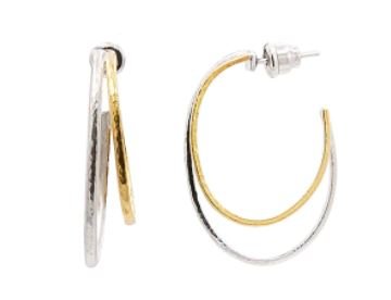 Gurhan Double Oval Open Hoop Earrings - Kelly Wade Jewelers Store
