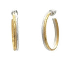 Gurhan Sterling Double Oval Hoop Earrings - Kelly Wade Jewelers Store