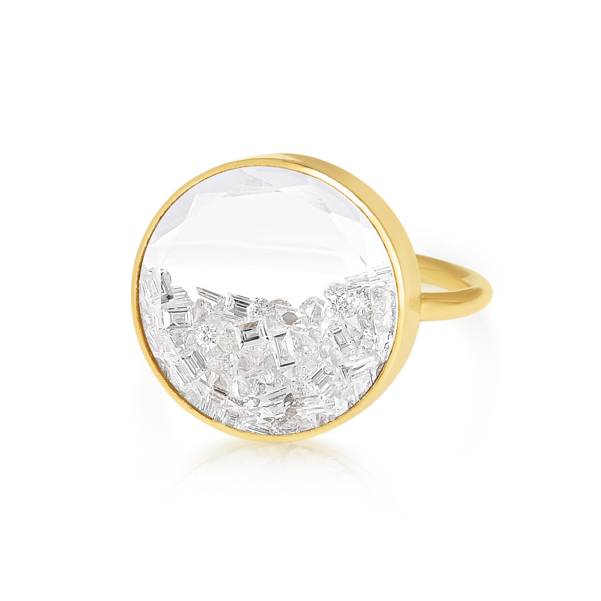 Moritz Glik 18k yellow gold ro - Kelly Wade Jewelers Store