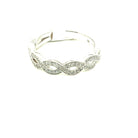 Open Figure Eight Diamond Ring - Kelly Wade Jewelers Store