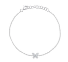 Pave Diamond Butterfly Necklace - Kelly Wade Jewelers Store