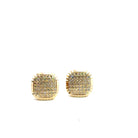 Pave Diamond Square Studs - Kelly Wade Jewelers Store