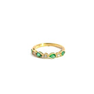 Pear Shapd Peridot And Diamond Ring - Kelly Wade Jewelers Store