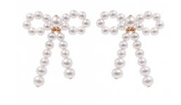 Pearl bow earrings - Kelly Wade Jewelers Store