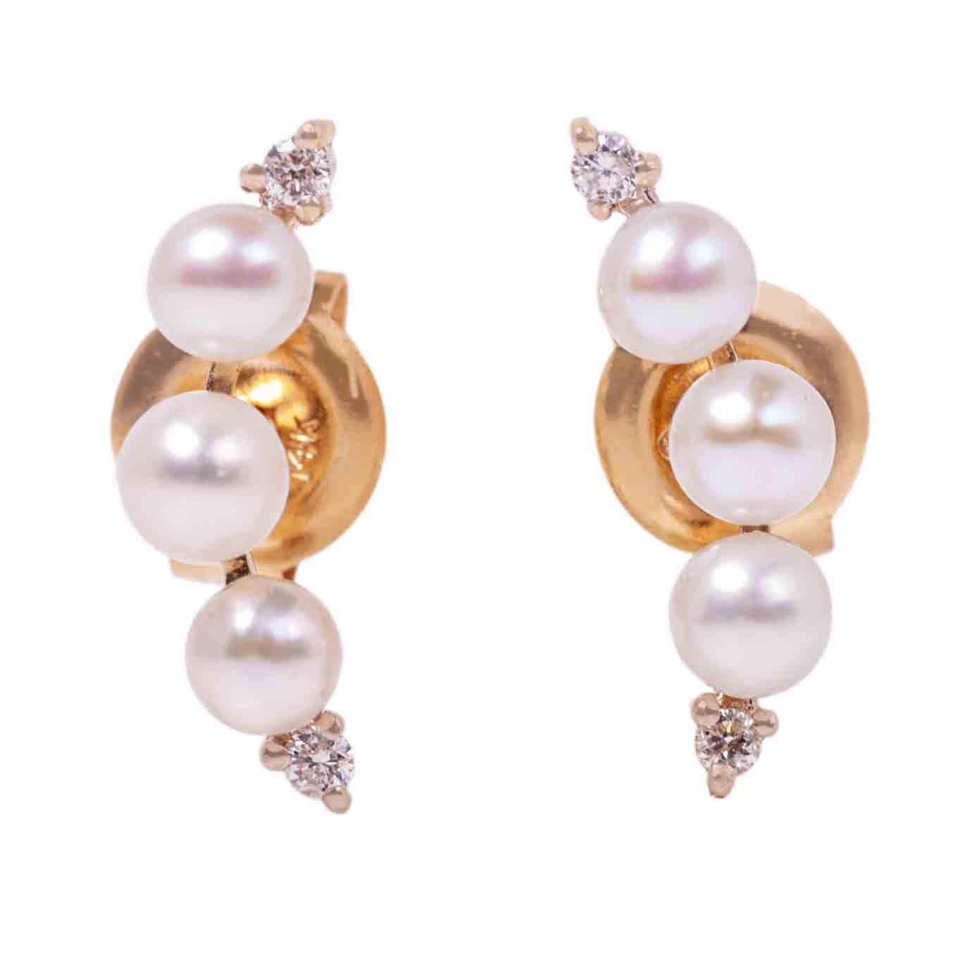 Pearl Ear Climber - Kelly Wade Jewelers Store