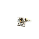 Platinum Carre' Square Cut Diamond Solitaire Ring - Kelly Wade Jewelers Store