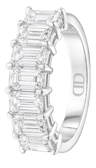 Platinum Emerald Cut Diamond Ring - Kelly Wade Jewelers Store