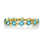 Sloane Street Swiss Blue And Diamond Eternity Ring - Kelly Wade Jewelers Store