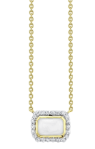 Sloane Street White Onyx And Diamond Pendant Chain Necklace - Kelly Wade Jewelers Store