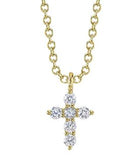 Small Diamond Cross Necklace - Kelly Wade Jewelers Store