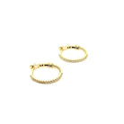 Small Diamond Hoop Earrings - Kelly Wade Jewelers Store