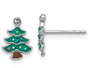 Sterling silver enamel Christm - Kelly Wade Jewelers Store