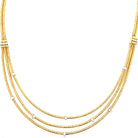 Triple Strand Diamond Station Necklace - Kelly Wade Jewelers Store