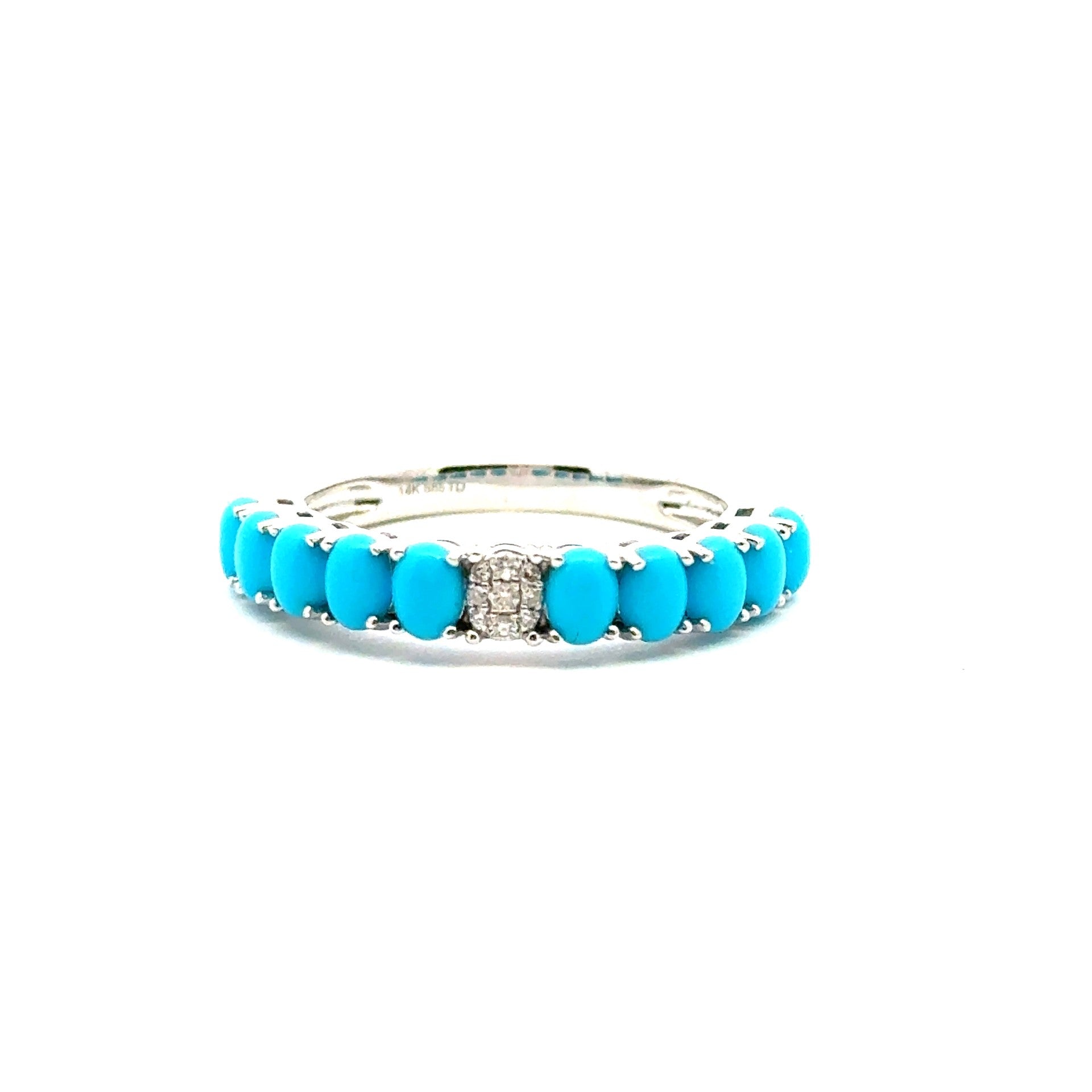 Turquoise and Diamond Ring - Kelly Wade Jewelers Store