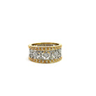 Two Tone Diamond Ring Band - Kelly Wade Jewelers Store