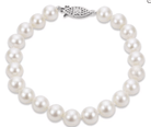 White Gold Pearl Bracelet - Kelly Wade Jewelers Store