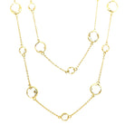 White Topaz Station Necklace - Kelly Wade Jewelers Store