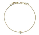 Bezel Diamond Chain Bracelet - Kelly Wade Jewelers Store
